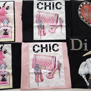 Wholesale Lot 24 Womens Clothing Graphic T-Shirts Size S to L